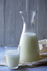 Serafin with a serum and a glass
