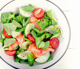 Fresh Salmon Salad.