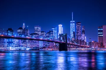 Fotobehang New York bridge  © nadirco