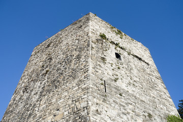 12th Century Stone Tower in Como, Italy