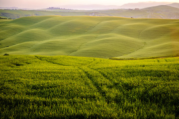 Val d'Orcia in Italy's Tuscany province