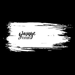 Ink vector brush strokes. Vector illustration. Grunge hand drawn watercolor texture.