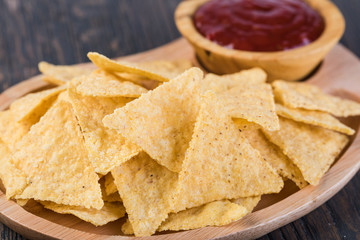 Corn chips nachos