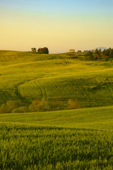 Val d'Orcia in Italy's Tuscany province