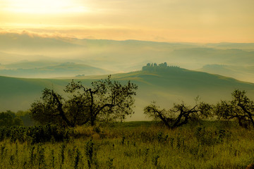 Obraz premium Val d'Orcia in Italy's Tuscany province