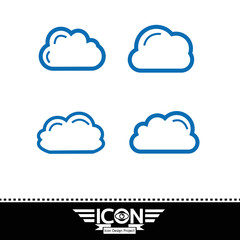 Fototapeta premium cloud icon
