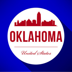 Vector Graphic Design of Oklahoma City Skyline