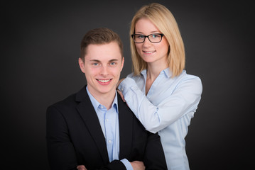 hübsches junges pärchen