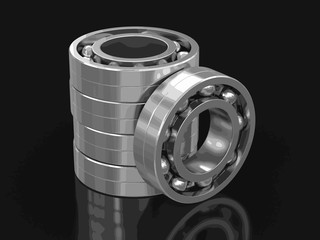 Bearings. Image with clipping path
