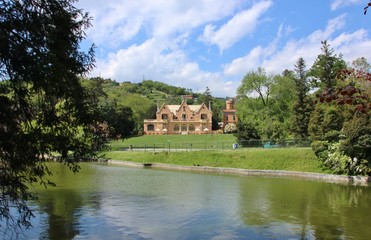 Fototapeta na wymiar Villa Serra-Pinelli a Comago, Genova, Liguria 