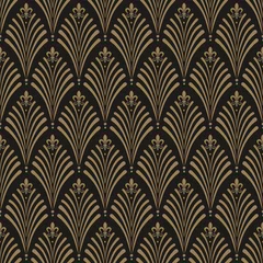 Printed kitchen splashbacks Art deco Art Deco, seamless wallpaper pattern
