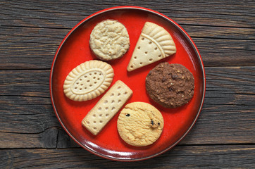 Different shortbread cookies