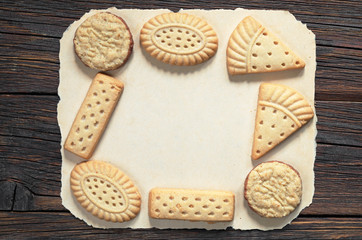 Various shortbread cookies