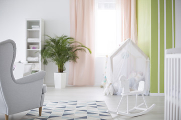 Simple baby room