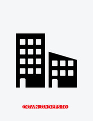 Building icon, Vector