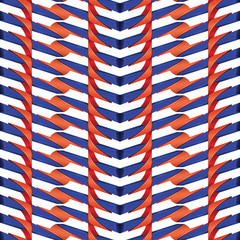 red and blue line plastic pattern.