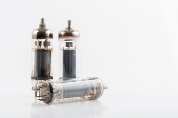 old electronic radio tube