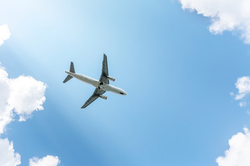 Fototapeta na wymiar Airplane in the sky