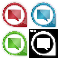 ikona w okręgu ze strzałką i blaskiem zestaw © vempireart