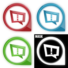 ikona w okręgu ze strzałką i blaskiem zestaw © vempireart