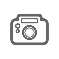 Photo Camera outline icon. Summer. Vacation