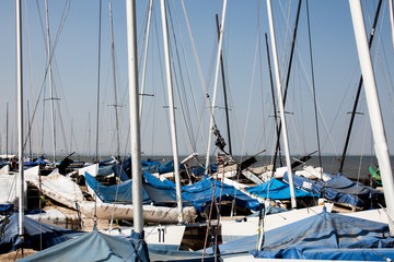 Sailing boat masts