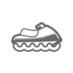 Jet Ski outline icon. Summer. Vacation