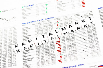 Obraz premium Kapitalmarkt