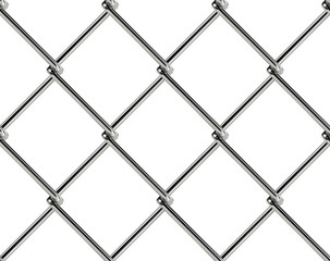 Chain link fence seamless pattern. Industrial style wallpaper