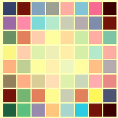 Composition of different squares.