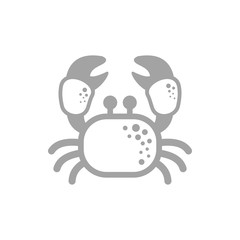 Crab outline icon. Summer. Vacation