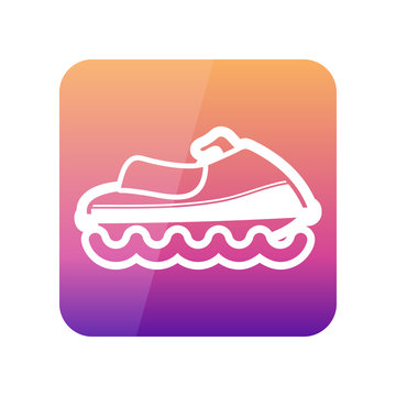 recommend clip art: Jet Ski outline icon. Summer. Vacation