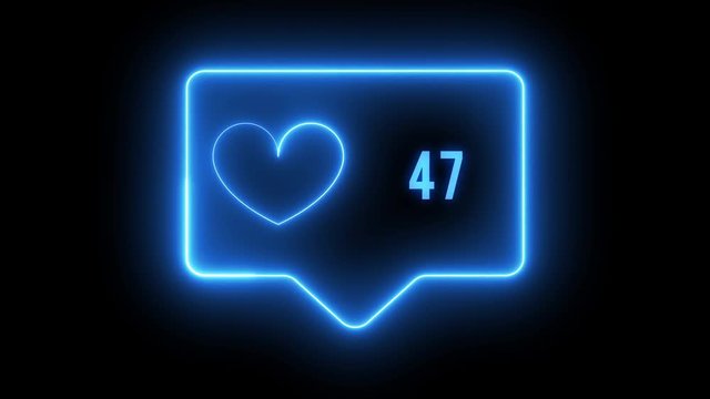 Animation - Futuristic Hud Modern Like Icon on Black Background