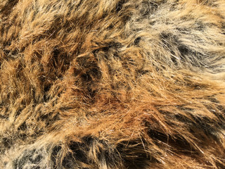 Artificial fur close up texture background