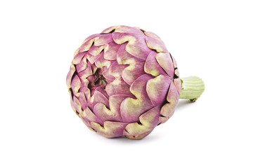 Obraz premium Fresh artichoke isolated on white background