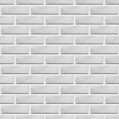 Fototapeta premium Seamless texture of a brick wall, vector illustration.