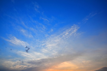 幻想的な夕焼け空