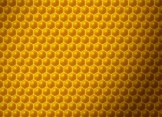 Gold honey comb abstract background - Honey warm texture - Honeycomb backdrop