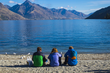 Three on holiday 