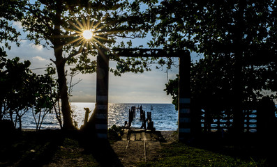 sunset on the beach 3