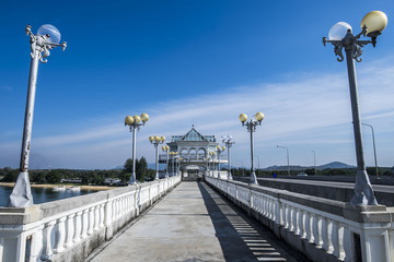 on the bridge of Phuket. 