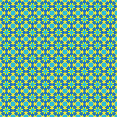 Abstract seamless patterns in Islamic style
