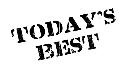 Today's Best rubber stamp. Grunge design with dust scratches. Effects can be easily removed for a clean, crisp look. Color is easily changed.