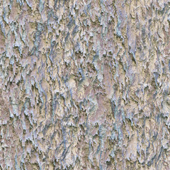 Seamless texture hanging down worn-out ripped rags cloth or paper