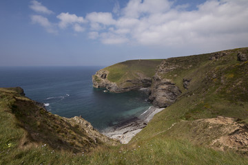 Fototapeta na wymiar Mirrose cove west coast Cornwall