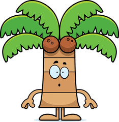 Surprised Cartoon Palm Tree