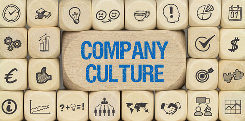 Company Culture / Würfel mit Symbole