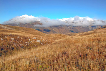 beautiful autumn mountain scenery