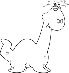 Drunk Cartoon Plesiosaur