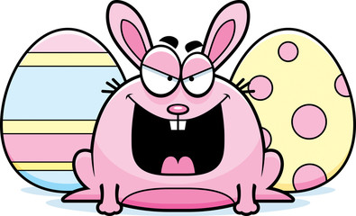 Sinister Cartoon Easter Bunny